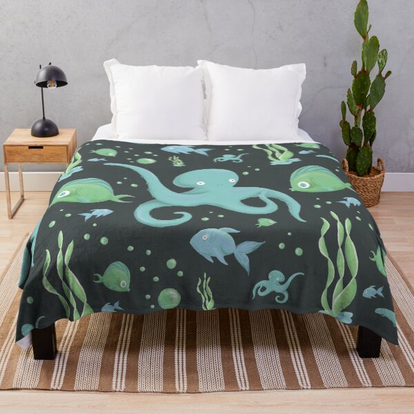 Item preview, Other fish to fry - second variation on a dark theme designed and sold by amile-berg.