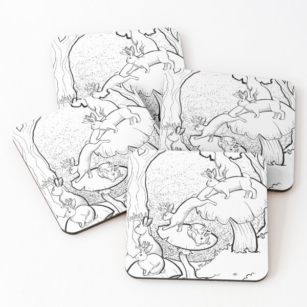 Item preview, Jackalopes and Mushrooms  designed and sold by JurassicParkans.