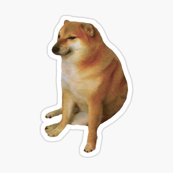 Doge Funny Stickers Redbubble - doge poster roblox amino