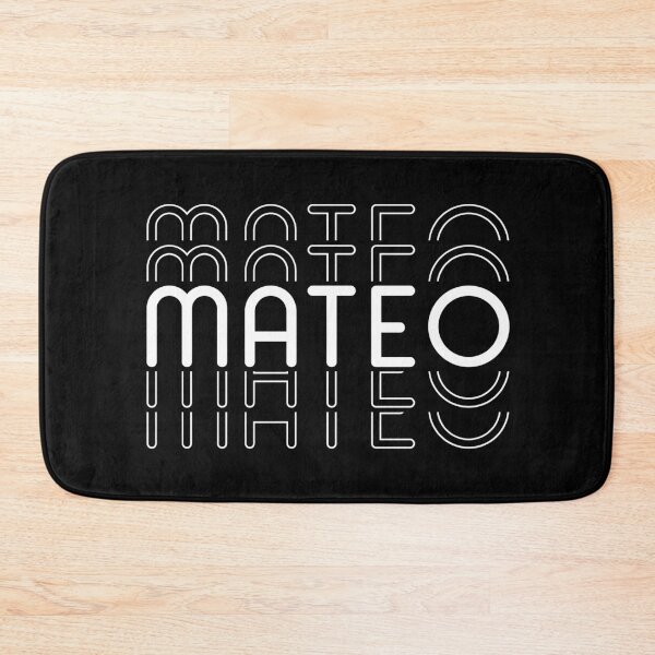 Item preview, Nombre Mateo en estilo blanco y negro designed and sold by Time-is-Money.