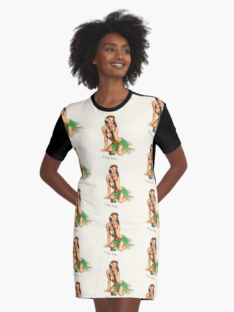 pin up hawaiian dress