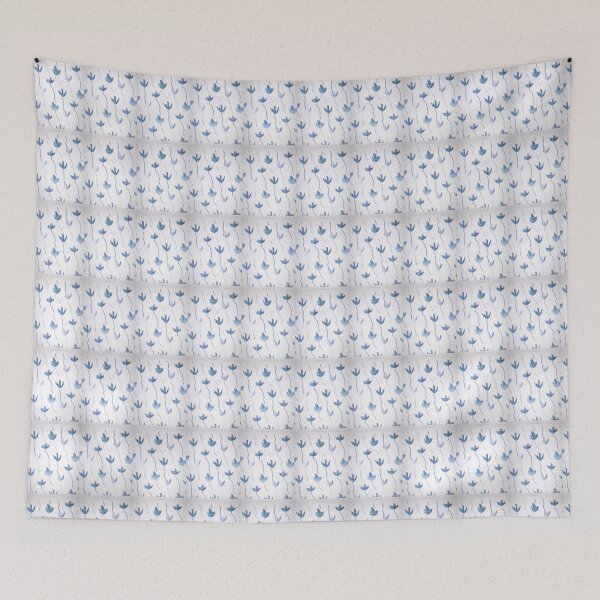 Item preview, Blue flowers  designed and sold by Tonyasartprints.