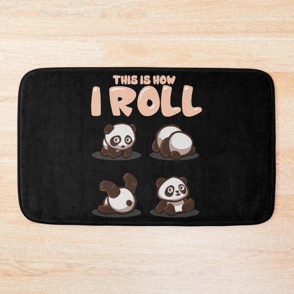 Item preview, This Is How I Roll Panda Pun Kawaii Little Bear designed and sold by perfectpresents.