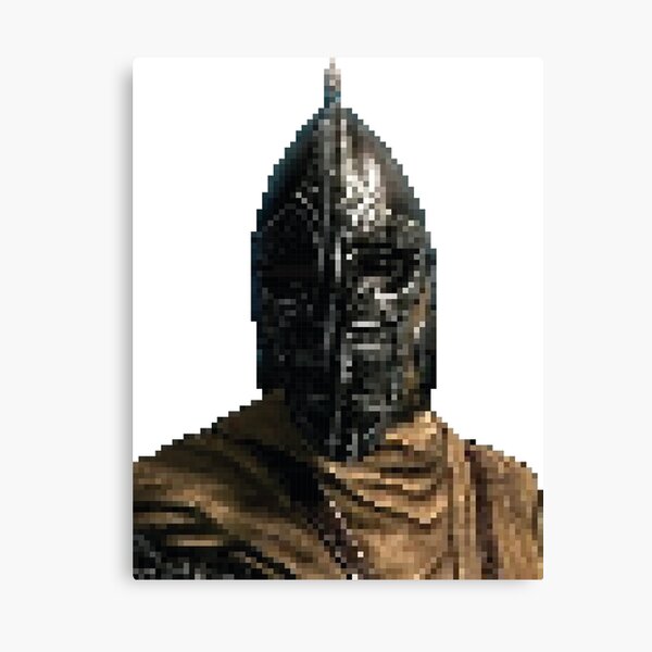 Whiterun Guard Pixelart Canvas Print