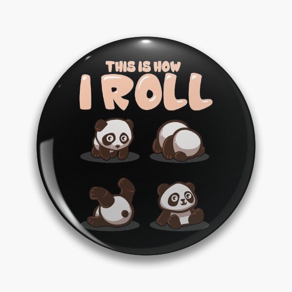 Item preview, This Is How I Roll Panda Pun Kawaii Little Bear designed and sold by perfectpresents.