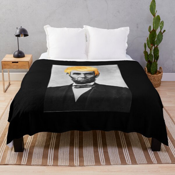 Item preview, Abraham Lincoln with Donald Trump Hair political Republican designed and sold by Draculaura2009.