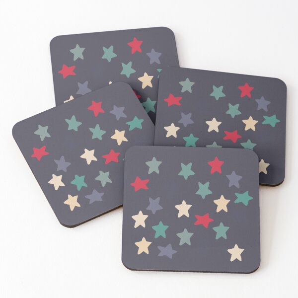 Item preview, Blue grey stars designed and sold by GreenNote.