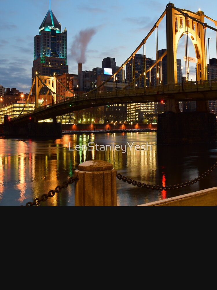 Roberto Clemente Bridge, Pittsburgh, PA T-Shirt cat shirts tees