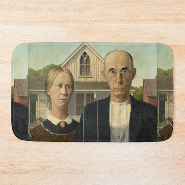Item preview, Painting American Gothic by Grant Wood  designed and sold by alexklp.