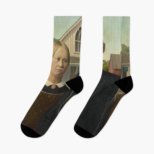 Item preview, Painting American Gothic by Grant Wood  designed and sold by alexklp.