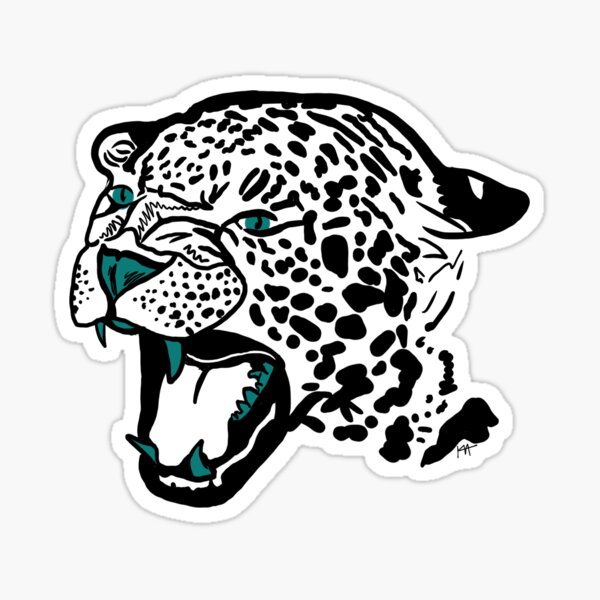 Jacksonville Jaguars Eye Black Strip Tattoo Stickers - Dragon Sports