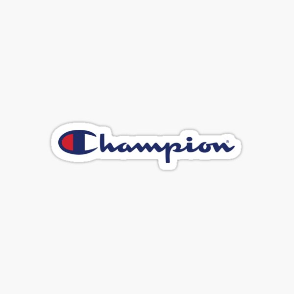 champion logo Sticker