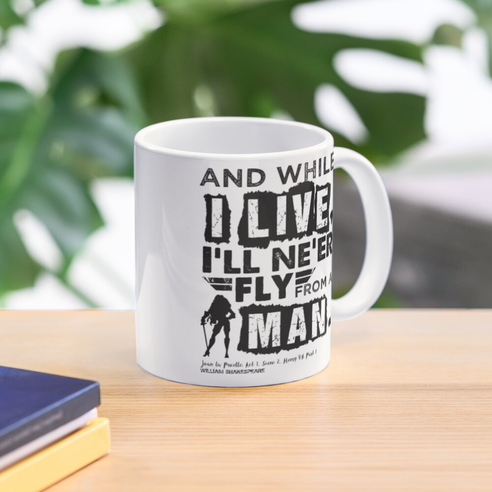 Joan of Arc Henry VI Shakespeare Quote Mug