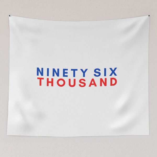 Item preview, Ninety Six Thousand Sticker  designed and sold by chrisevanswife.