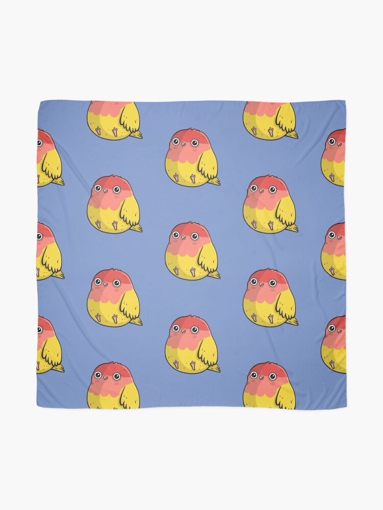 Alternative Ansicht von Dicker Vogel Pfirsichköpfchen Design Tuch