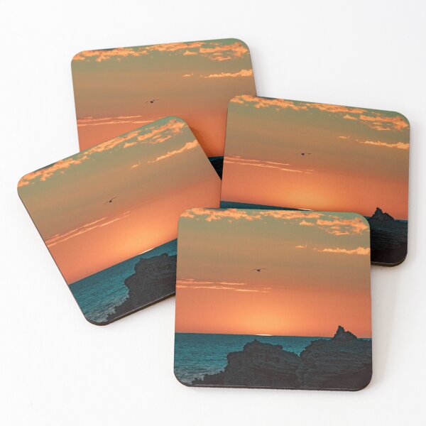 Item preview, Seagull flying into the sunset Point Peron WA designed and sold by BigAndRed.