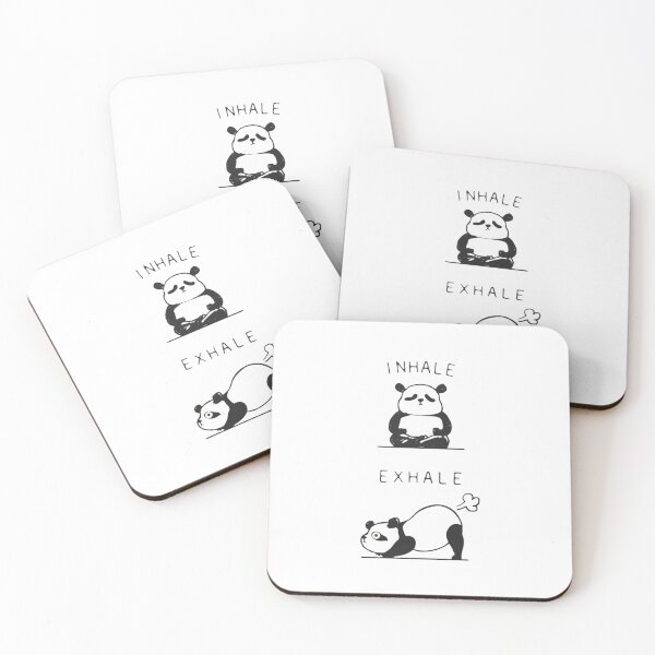 Item preview, Panda Inhale Exhale Fart - Yoga Meditation - Funny phrase designed and sold by MindChirp.