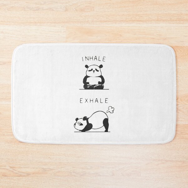 Item preview, Panda Inhale Exhale Fart - Yoga Meditation - Funny phrase designed and sold by MindChirp.