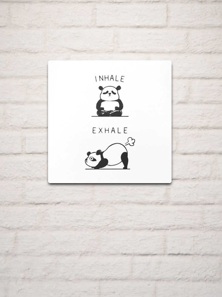 Panda striking different Yoga poses Photographic Print for Sale by  MindChirp