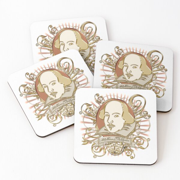 Item preview, Shakespeare Gold Portrait designed and sold by Styled Vintage.