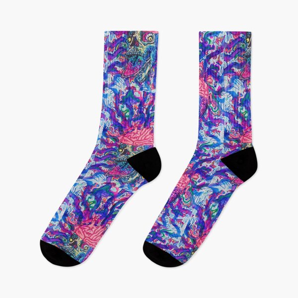 Item preview, Psychedelic Skull Design designed and sold by Gigilorient.