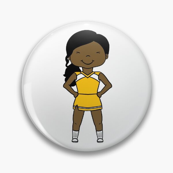 Item preview, Cheerleader In Gold Uniform designed and sold by MWCommissions.