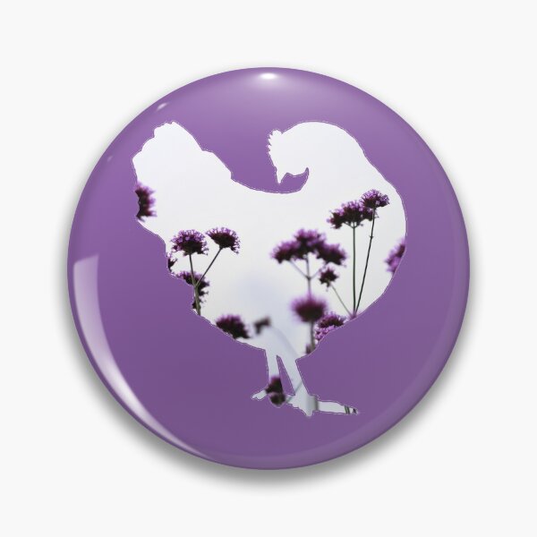 Item preview, Chicken Silhouette With Flowers #3 designed and sold by Rachael Martin.