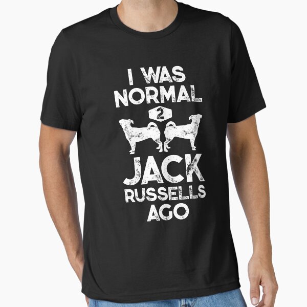 Item preview, I Was Normal 2 Jack Russells Ago Distress Vintage Shirt for Men Women Boys Girls Kids Dog Lover Gifts designed and sold by LiqueGifts.