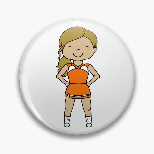 Item preview, Orange Cheerleading Uniform designed and sold by thespeckledsink.
