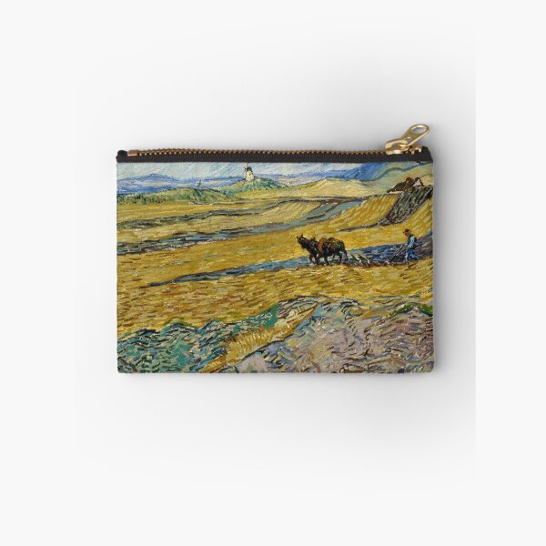 Item preview, Enclosed Field with Ploughman by Vincent Van Gogh (1889) designed and sold by allhistory.
