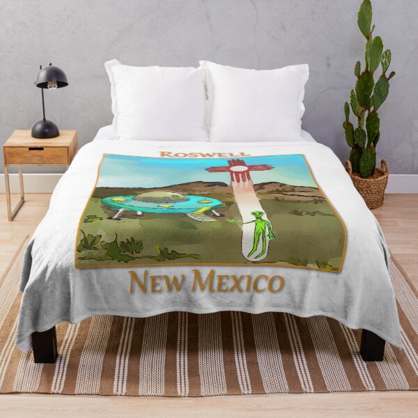 Item preview, Aliens in Roswell New Mexico - WelshDesigns designed and sold by welshdesigns.