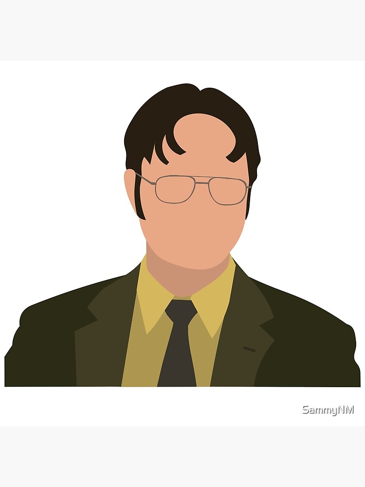 Dwight K Schrute Profile Photographic Print For Sale By Sammynm Redbubble 