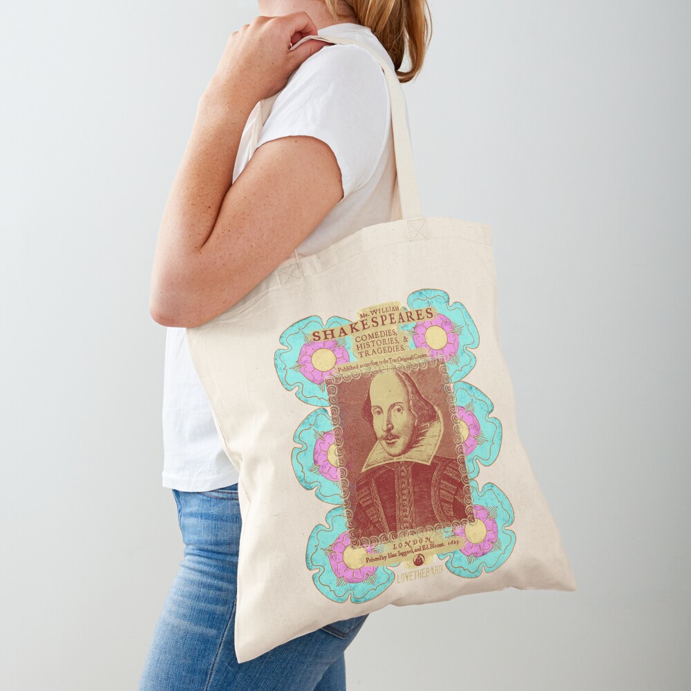 Shakespeare Tudor Flower Power Tote Bag