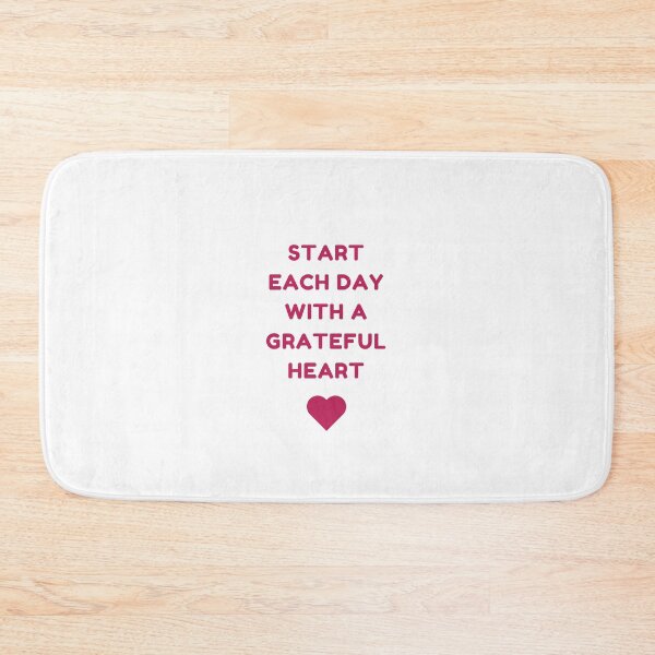 Item preview, START EACH DAY WITH A GRATEFUL HEART designed and sold by Inspirationmotivation.