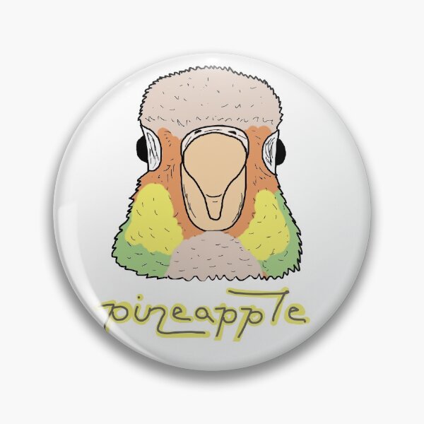 Item preview, Pineapple Green-Cheeked Conure designed and sold by PeppyParrot.
