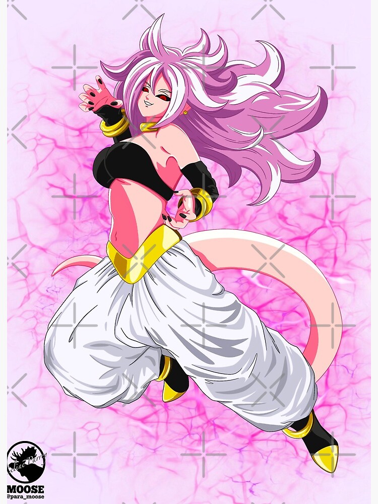 DBZ Android 21 Art Board Print