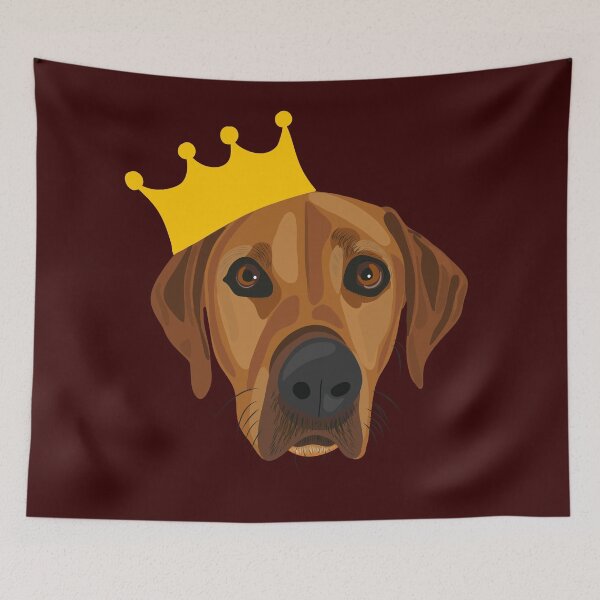 Item preview, Lord Tank - Custom Dog Digitally Drawn Artwork - Rhodesian Ridgeback by Design by Cheyney designed and sold by designbycheyney.