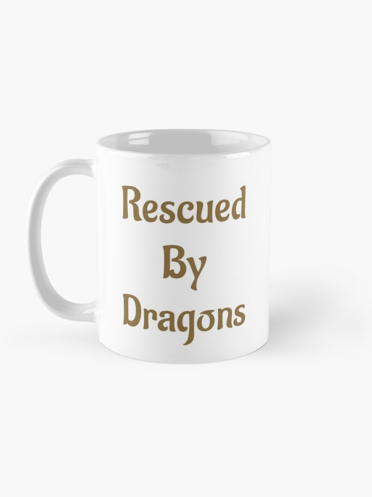 Alternate view of Bronze Dragon On Silver D20 Mug