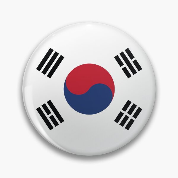 Item preview, Small south korean flag classic t-shirt designed and sold by Jesse  Weijer.