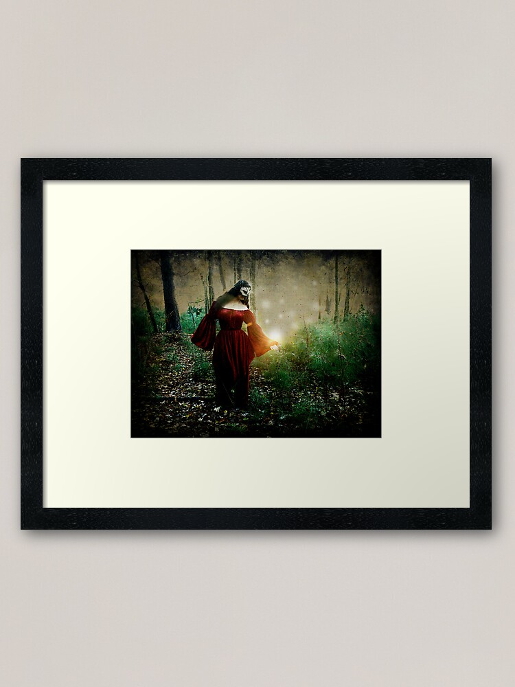 Thumbnail 1 of 7, Framed Art Print, Witchcraft designed and sold by KatarinaSilva.