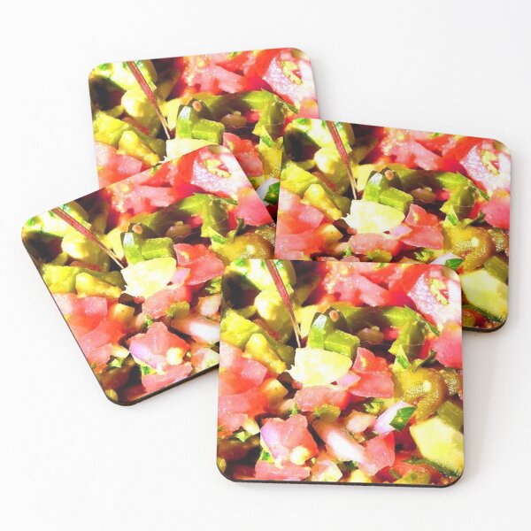 Item preview, MAHABA 4 Moroccan salad Essaouira tomato pepper avocado coriander onion vegetables restaurant sun designed and sold by dragonemma.
