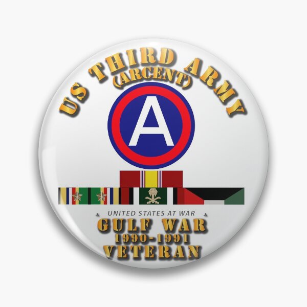 Item preview, Army - 3rd US Army - Gulf War 1990 - 1991 w Svc and SWASM 2 stars designed and sold by Military Insignia Products.