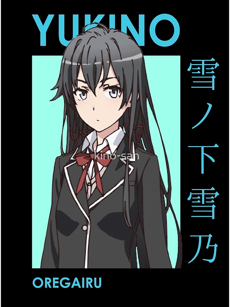 Yukino Yukinoshita Oregairu SNAFU Card Anime Greeting Card for