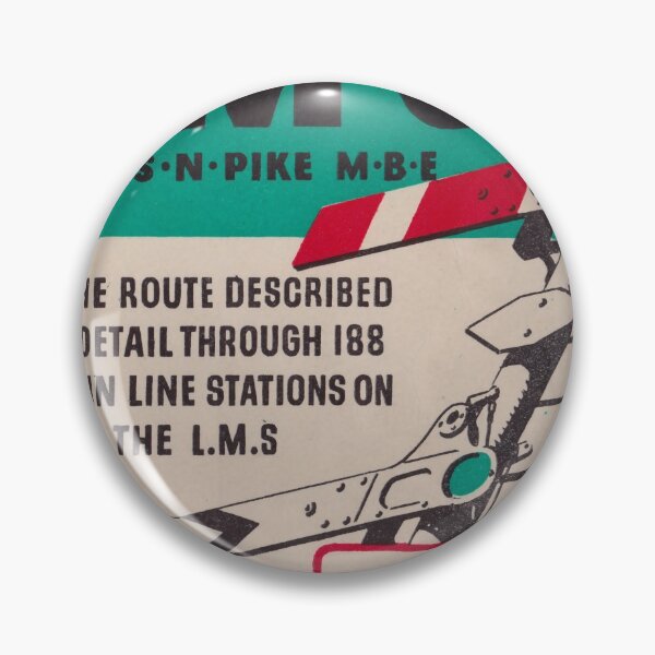 Item preview, Mile by Mile on the LMS vintage travel poster designed and sold by stickart-marek.