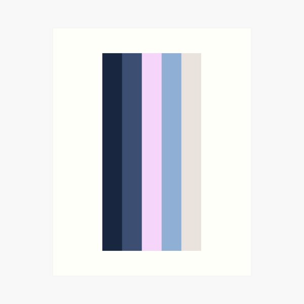 Subzero Winter Sunrise Palette Art Print