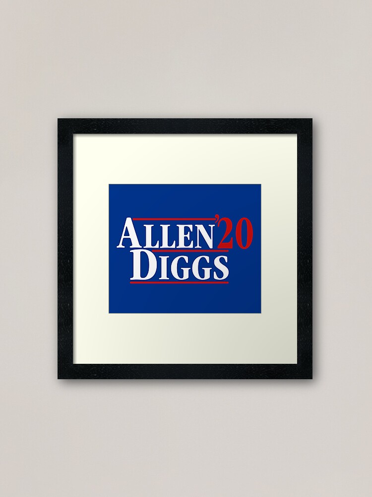 Buffalo Bills Poster Stefon Diggs /& Josh Allen  Wall Art No Frame