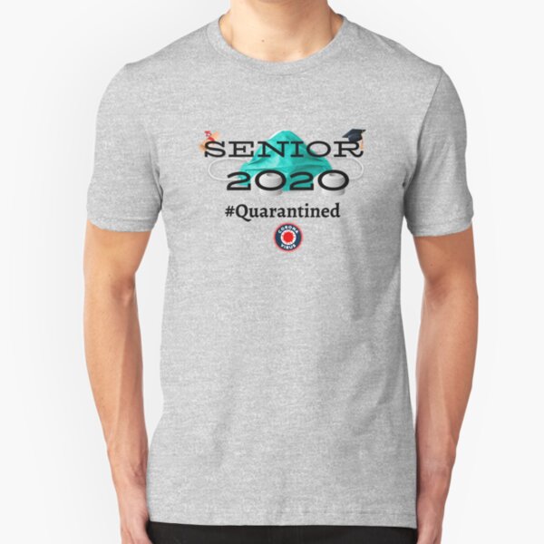 Senior 2020 Quarantined Graduation Slim Fit T-Shirt
