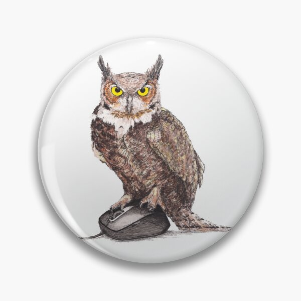 Item preview, Tabletop Owl designed and sold by SarahFrostArt.