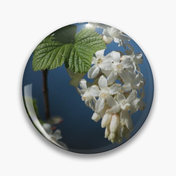 Item preview, Understated Luminary      White Flowering Currant Bloom designed and sold by nancyjcreates.