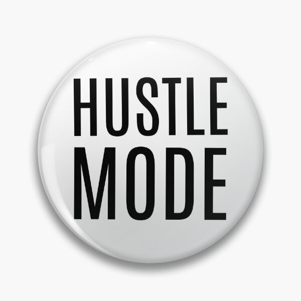 Item preview, Hustle Mode | Motivation Typography designed and sold by modernzen.